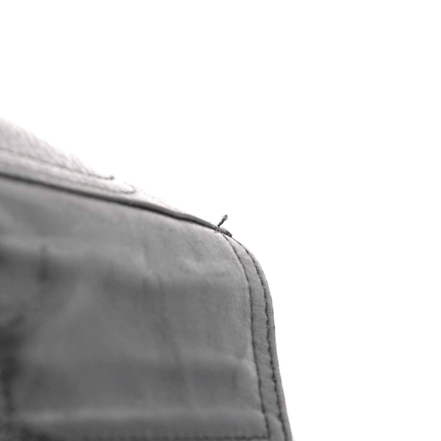 Christian Dior Crinkled Lambskin 135mm Saddle Belt Black 10 of 11