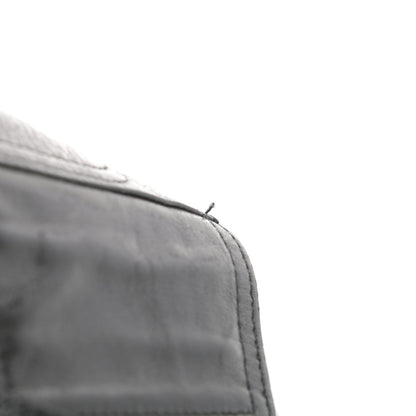 Christian Dior Crinkled Lambskin 135mm Saddle Belt Black 10 of 11