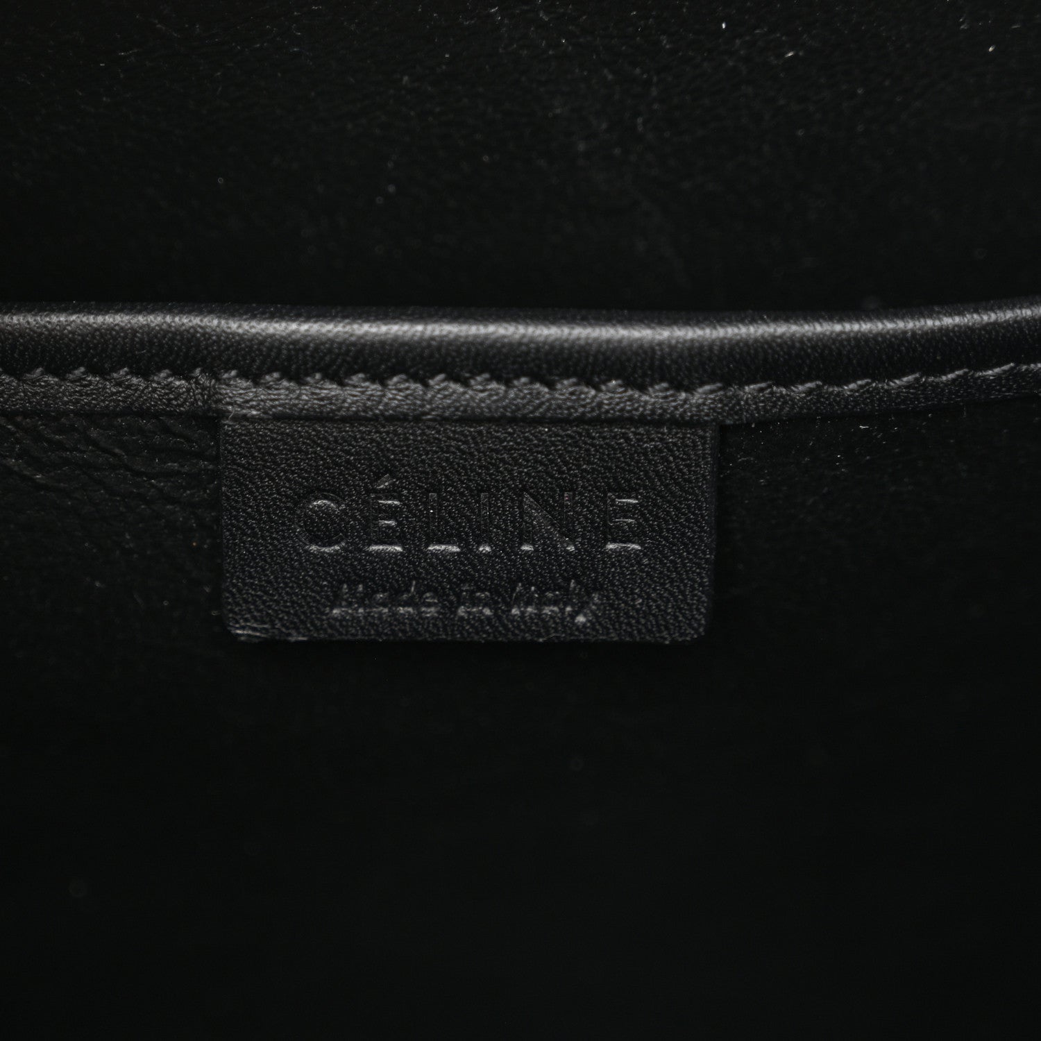 Celine Bullhide Calfskin Nubuck Bi-Color Nano Luggage Black White 6 of 13