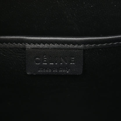 Celine Bullhide Calfskin Nubuck Bi-Color Nano Luggage Black White 6 of 13