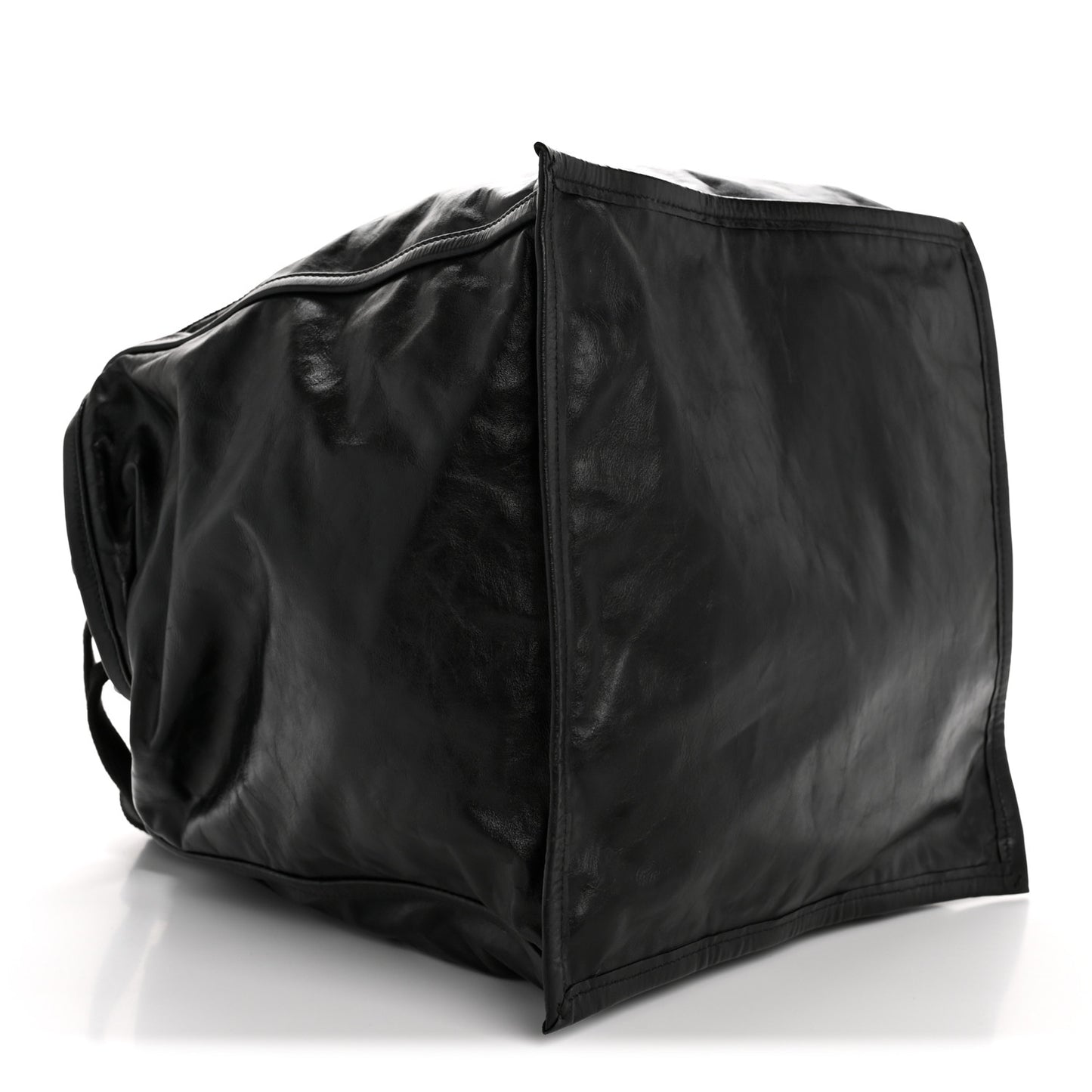 Calfskin Medium Cargo Tote  Black