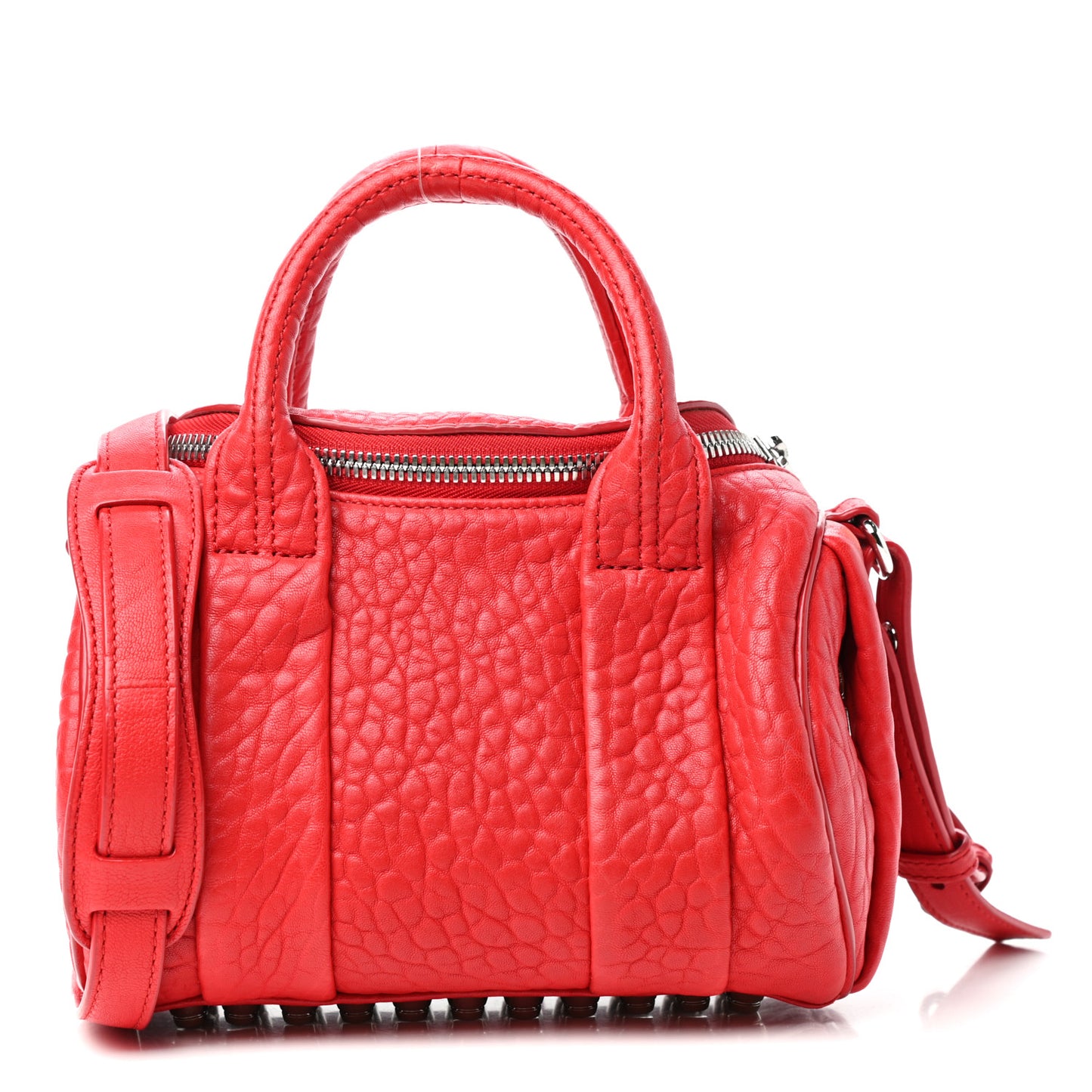 Pebbled Lambskin Mini Rockie Cult Rhodium Hardware