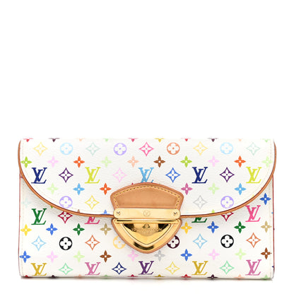 Louis Vuitton Monogram Multicolor Eugenie Wallet White Anie 1 of 6