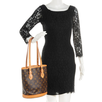Louis Vuitton Monogram Petit Bucket 23 2 of 7