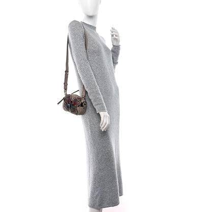 Valentino Garavani Calfskin Butterfly Embroidered Rockstud Camera Crossbody Bag Poudre 2 of 8