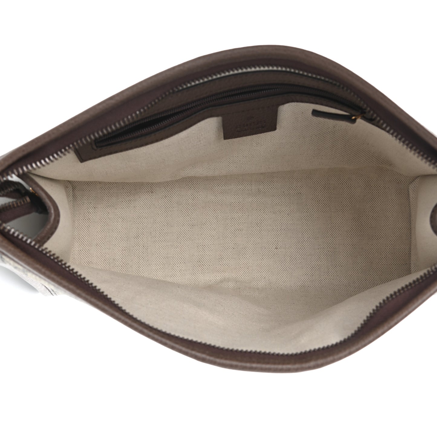 GG Supreme Monogram Web Ophidia GG Toiletry Case Beige New Acero