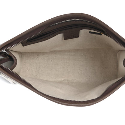 Gucci GG Supreme Monogram Web Ophidia GG Toiletry Case Beige New Acero 5 of 7