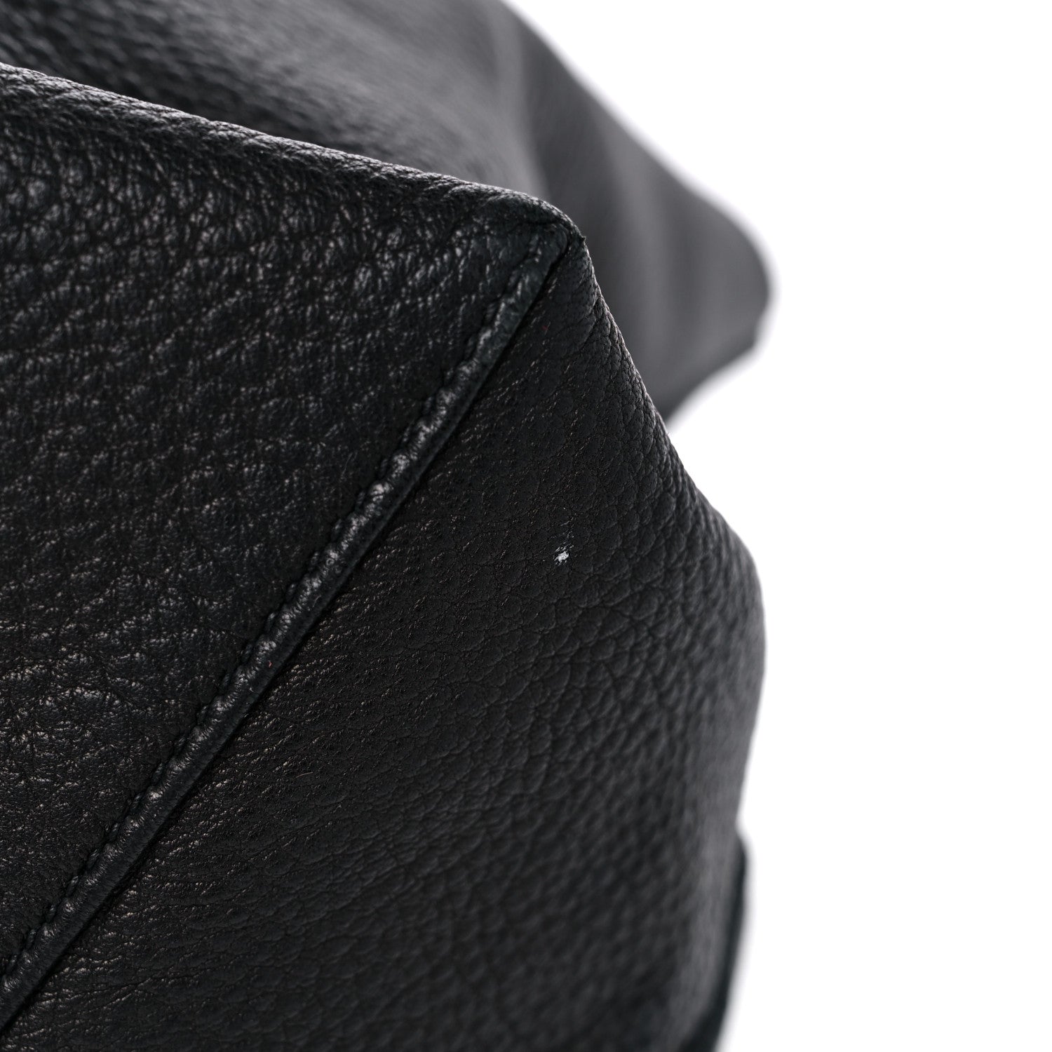 Prada Cervo Deerskin Shopper Tote Black 12 of 13