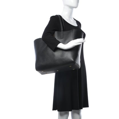 MCM Grained Calfskin Medium Reversible Wandel Tote Black 3 of 11