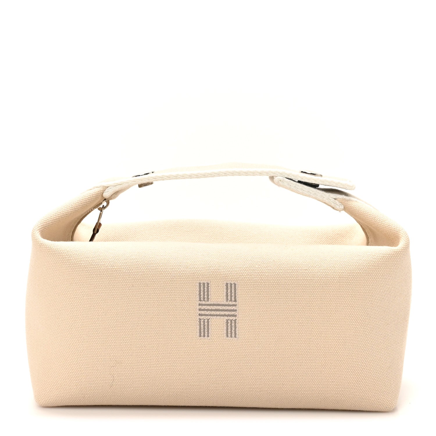 Hermes Canvas Small Bride-A-Brac Pouch Natural 1 of 9
