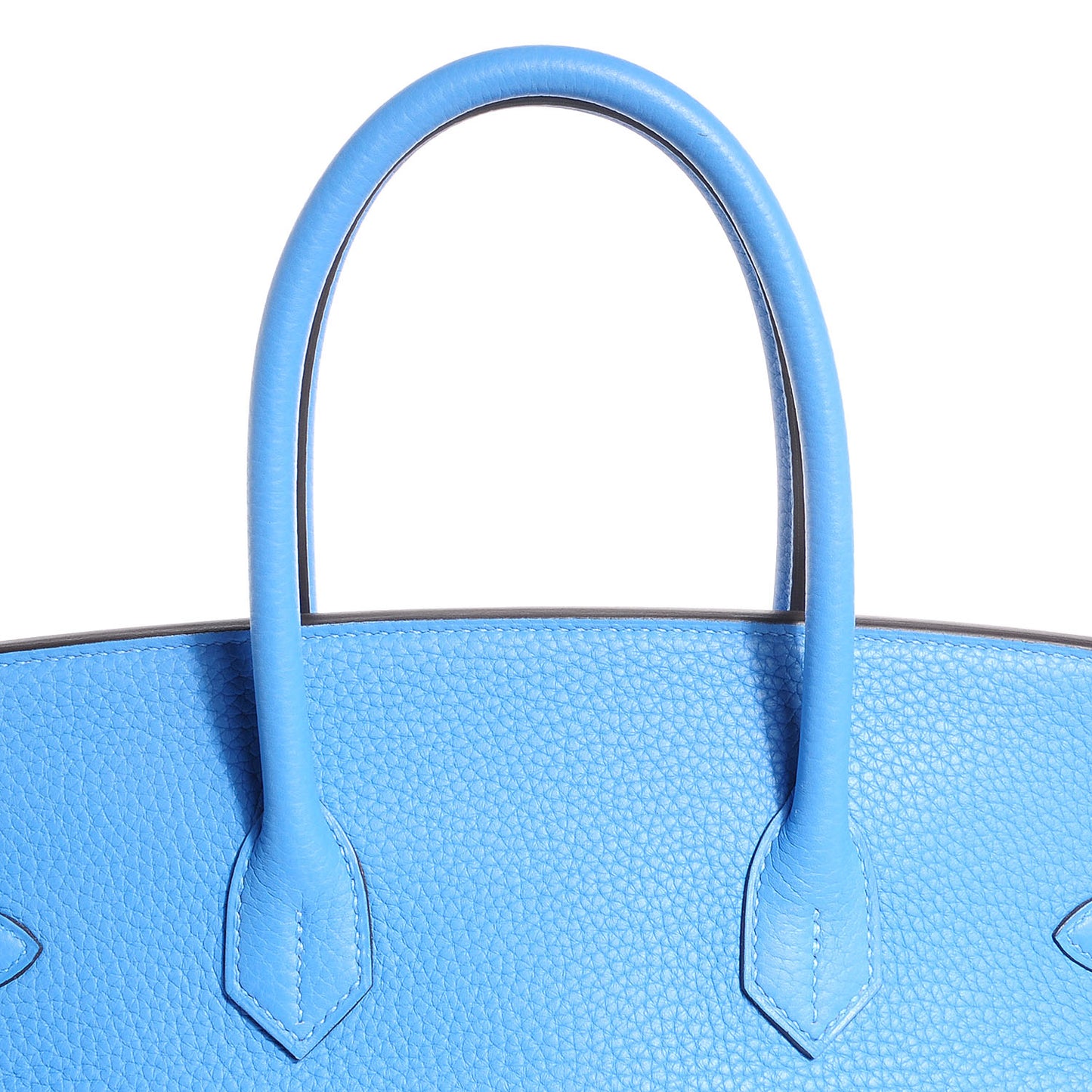 Taurillon Clemence Birkin 35 Bleu Paradis