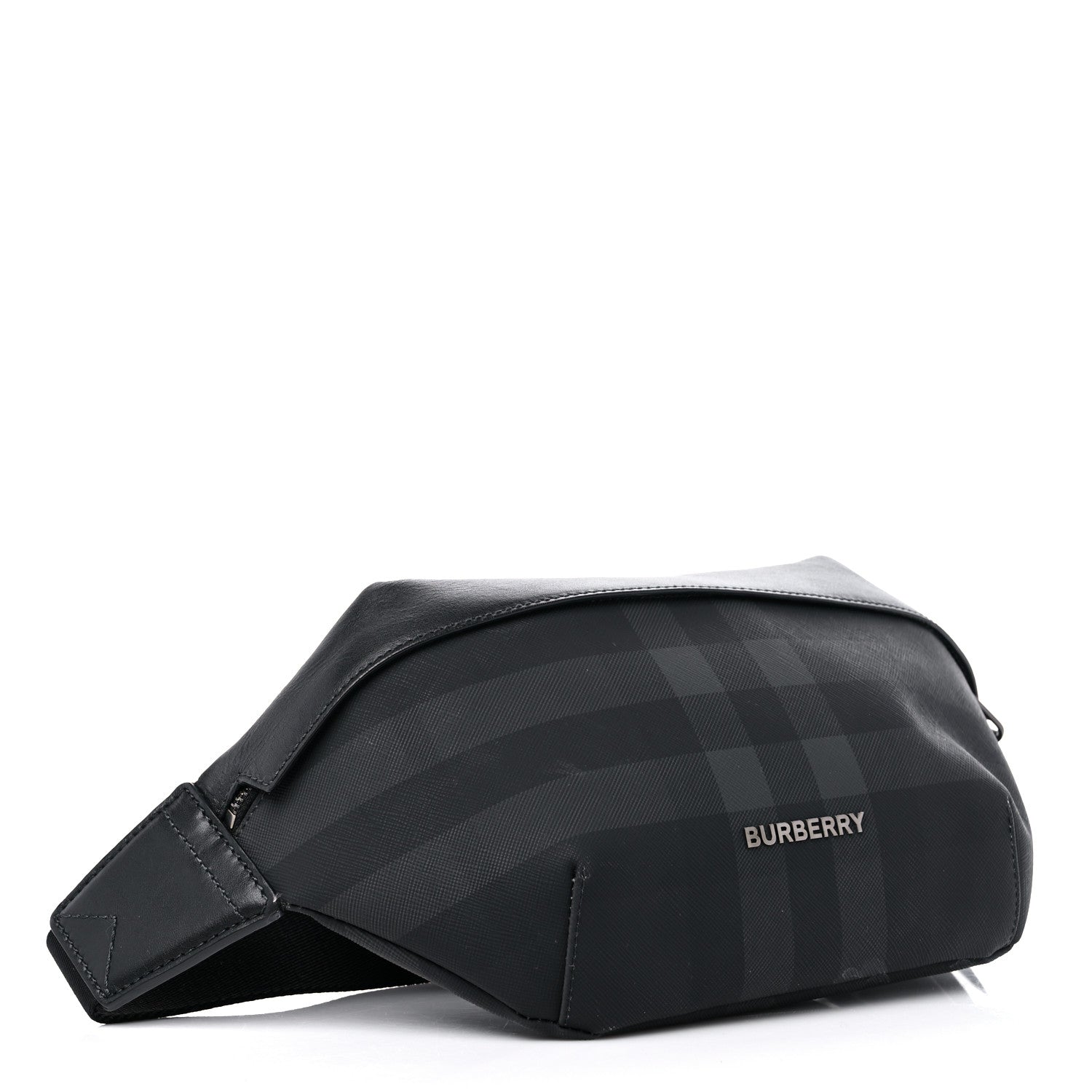 Burberry Charcoal Check Calfskin Sonny Bum Bag Charcoal 4 of 12