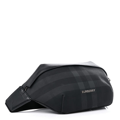 Burberry Charcoal Check Calfskin Sonny Bum Bag Charcoal 4 of 12