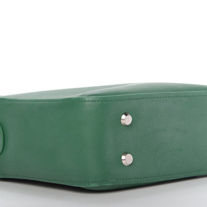Balenciaga Shiny Day Calfskin S Triangle Duffle Vert Irlandais 7 of 9