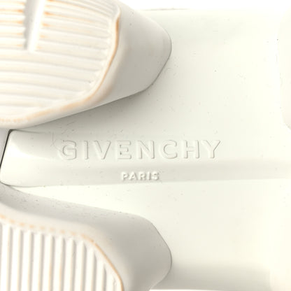 Givenchy Neoprene Suede Mesh Baisse Jaw Low Sneakers 37 White 7 of 10