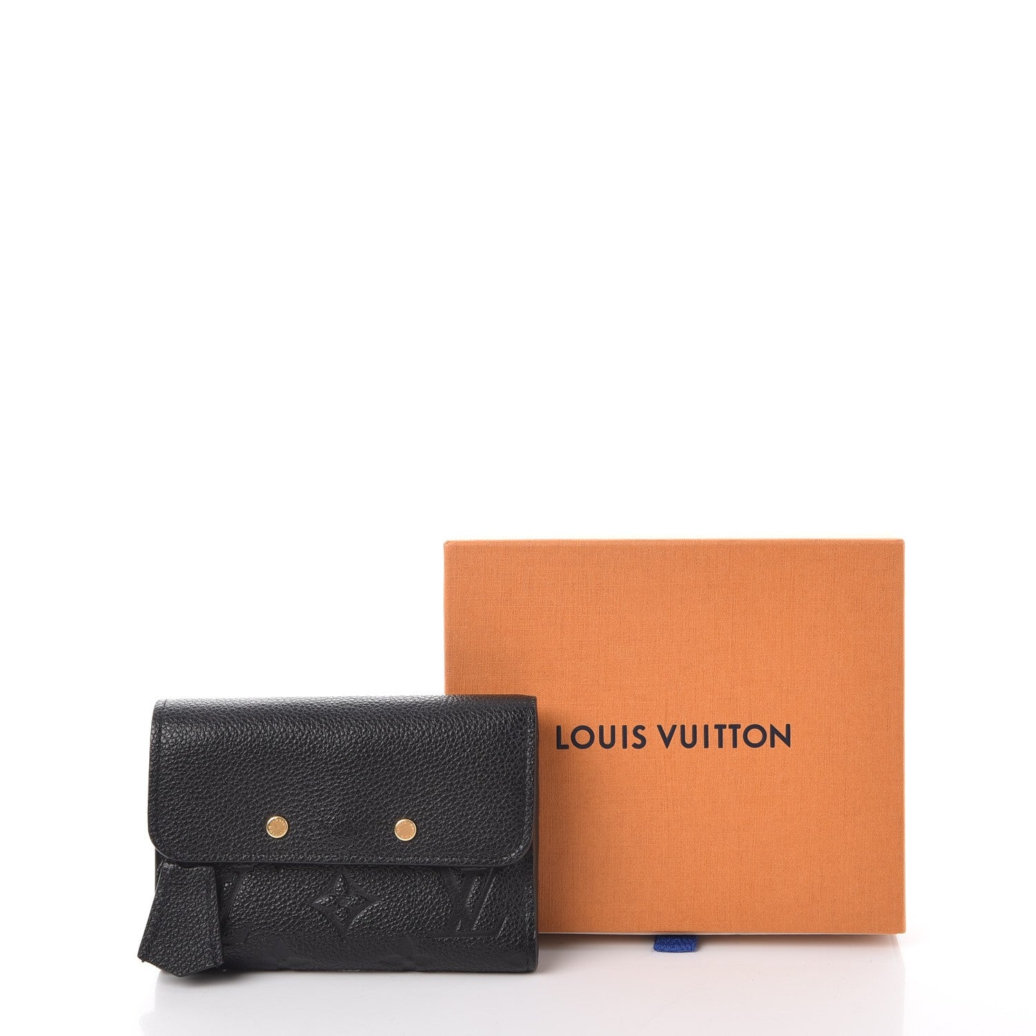 Louis Vuitton Empreinte Pont-Neuf Compact Wallet Black 8 of 8