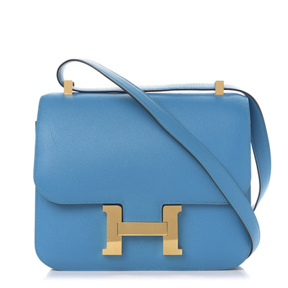 Hermes Evercolor Constance 24 Bleu Zanzibar 1 of 12