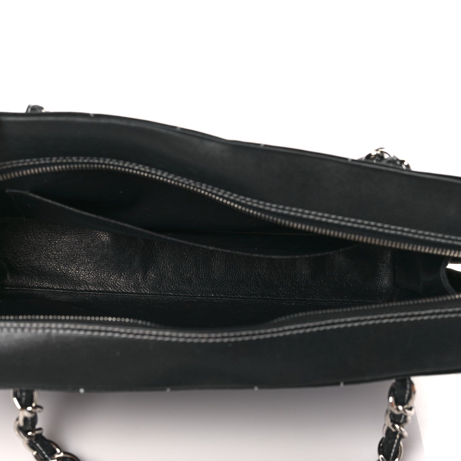 Chanel Lambskin Square Stitched Shoulder Bag Black 4 of 8