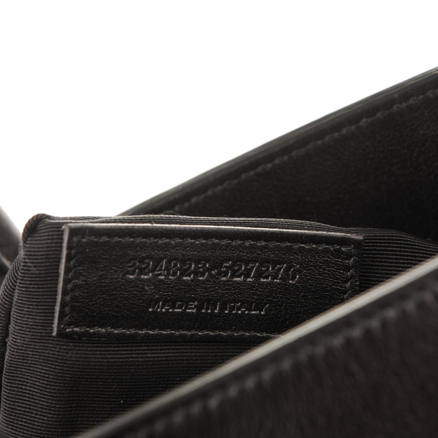 Calfskin Small Sac De Jour Black