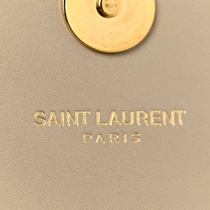 Saint Laurent Calfskin Small Classic Monogram Kate Tassel Satchel Dark Beige 11 of 18