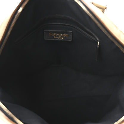 Saint Laurent Metallic Calfskin Canvas Large Muse Black Gold 7 of 12