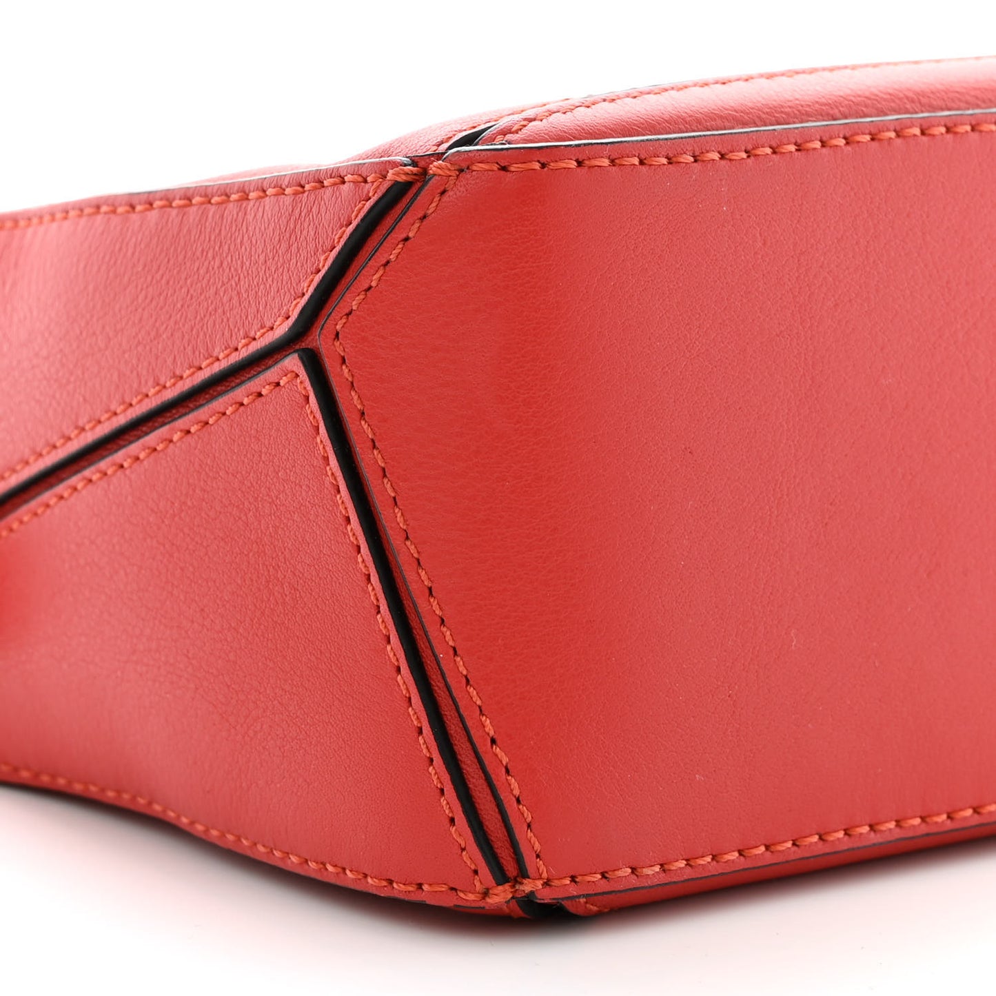 Calfskin Mini Puzzle Bag Pomodoro