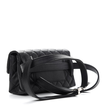 Chanel Grained Calfskin Quilted 2.55 Reissue Flap Belt Bag Clutch Black 3 of 10