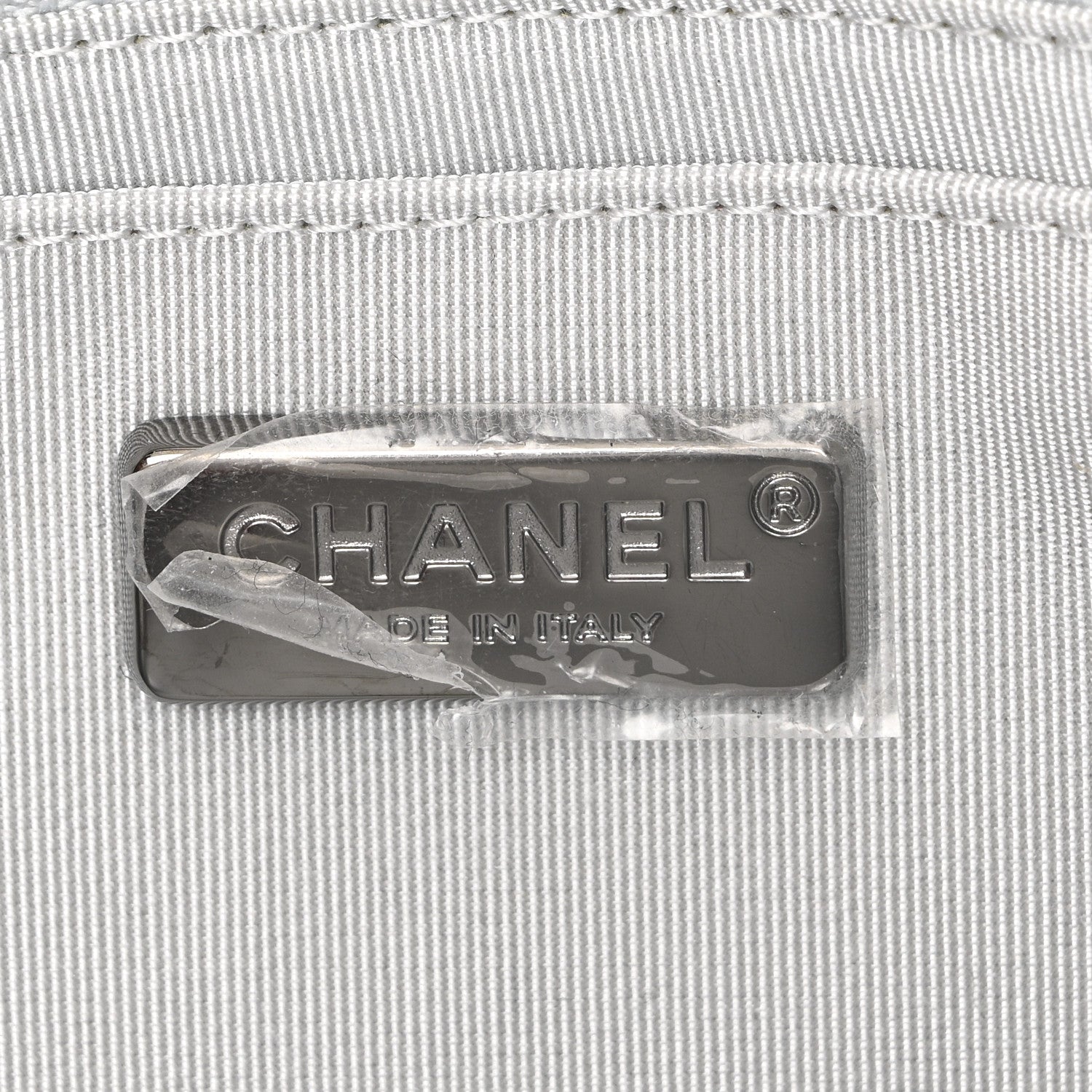Chanel Perforated Metallic Lambskin Small CC Medals Flap Silver 6 of 10