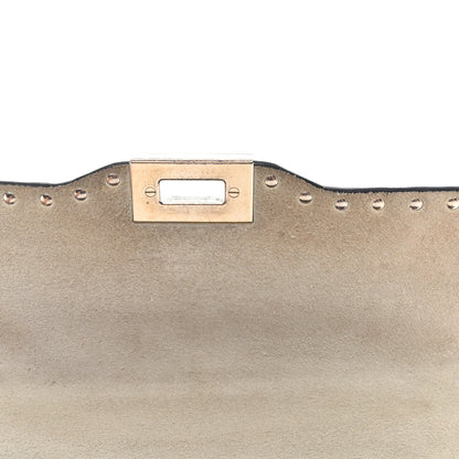 Valentino Garavani Grained Calfskin Rockstud Top Handle Flap Shoulder Bag Light Ivory 15 of 20