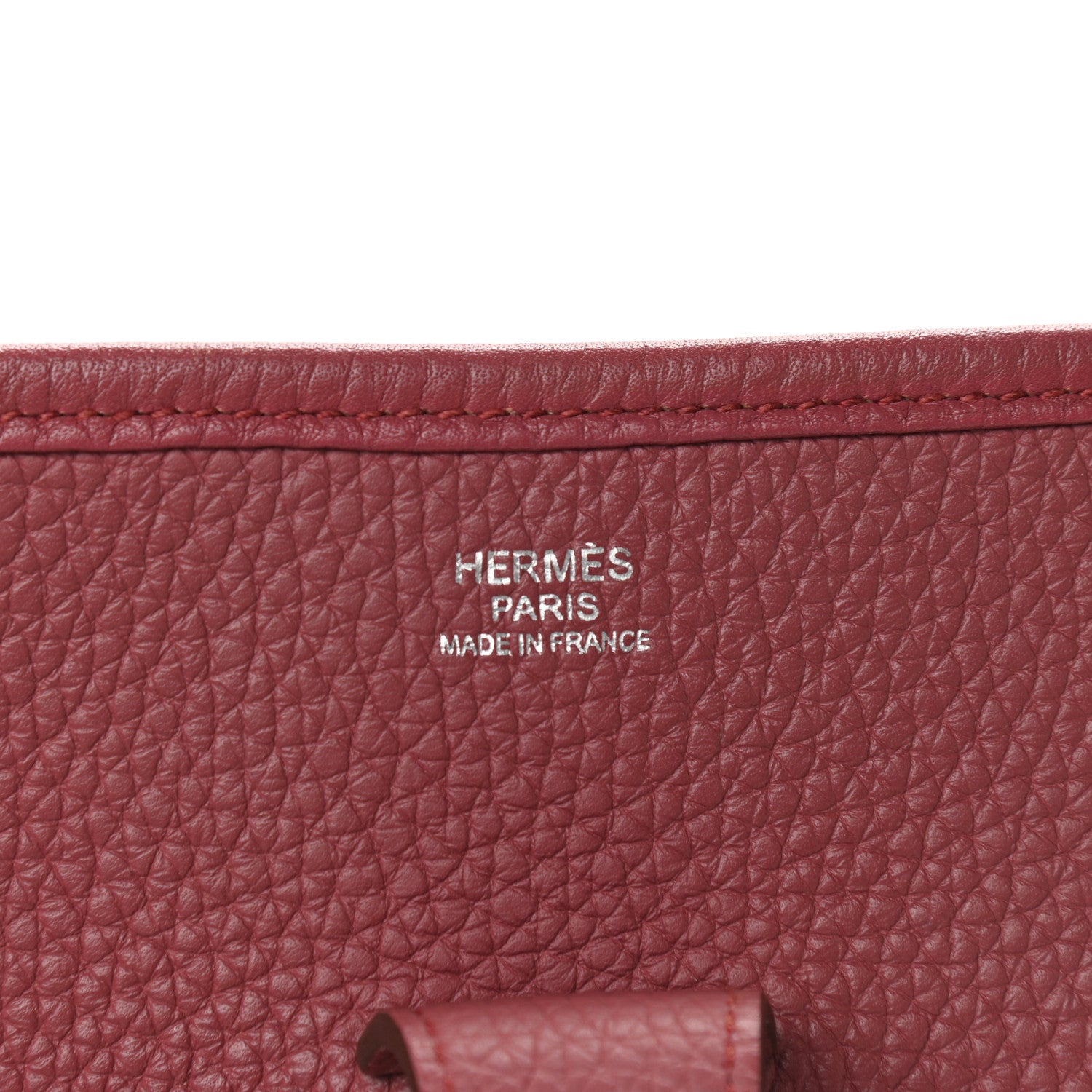 Hermes Taurillon Clemence Evelyne III GM Bois de Rose 6 of 10