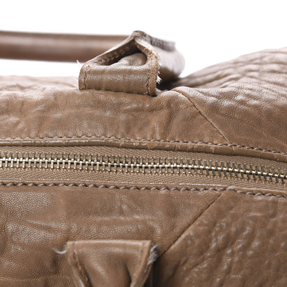 Saint Laurent Pebbled Lambskin Medium Easy Sac Brown 18 of 18
