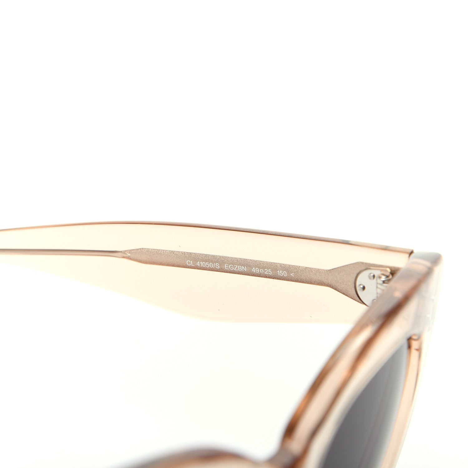 Celine Acetate Caty Sunglasses CL 41050/S Champagne 6 of 7