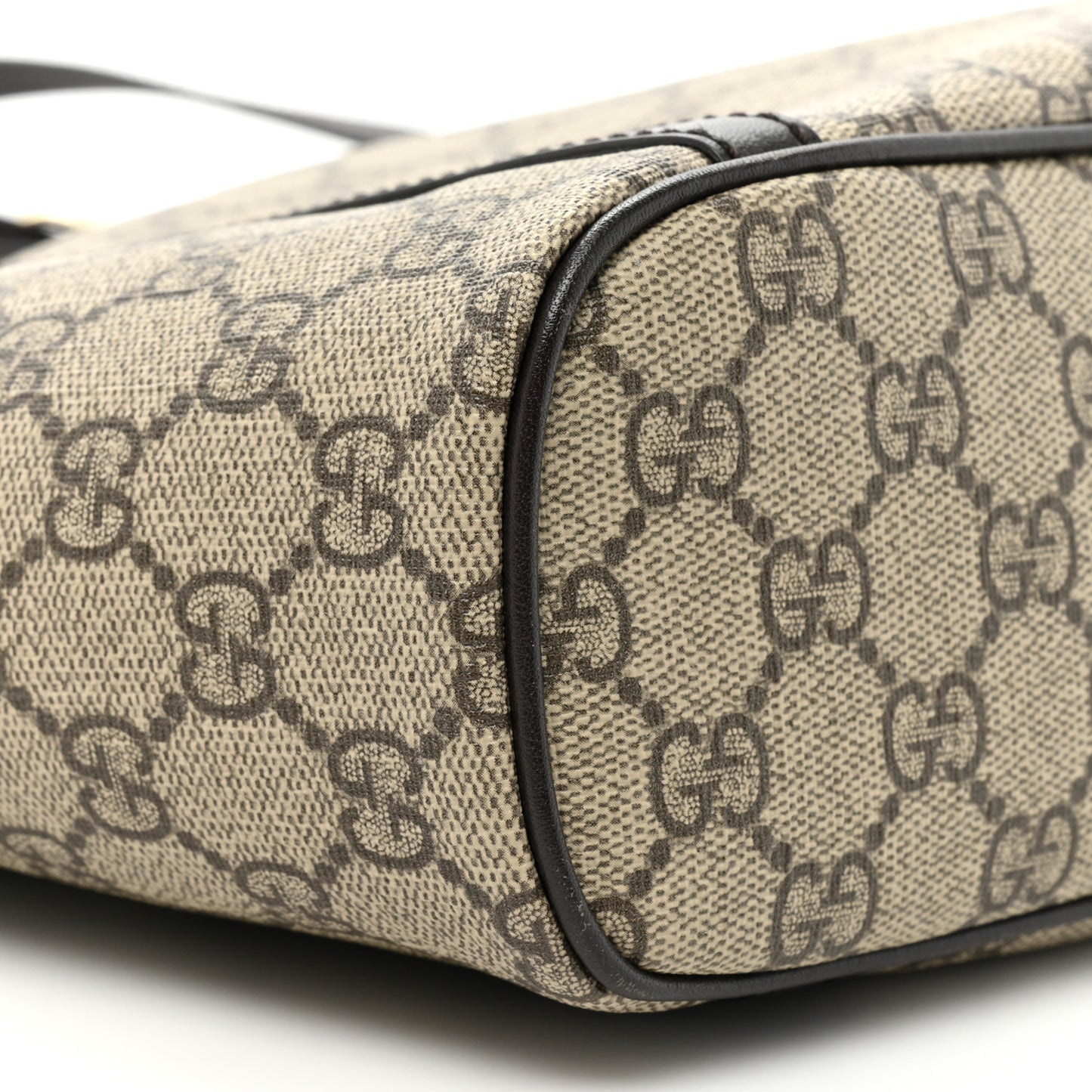 GG Supreme Monogram Medium Joy Tote Dark Brown