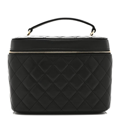Chanel Lambskin Quilted Trendy CC Vanity Pouch Black 1 of 10