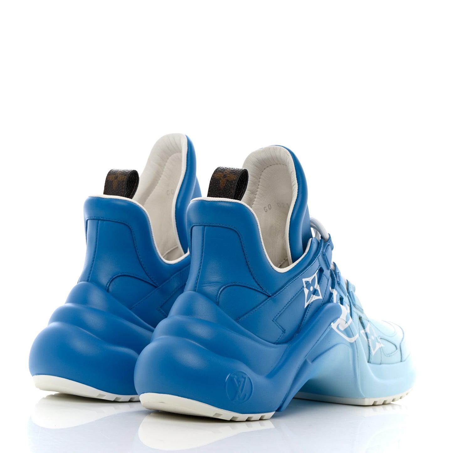 Calfskin LV Archlight Sneakers 37.5 Blue