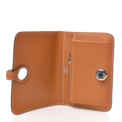 Hermes Evercolor Dogon Compact Wallet Toffee 5 of 8