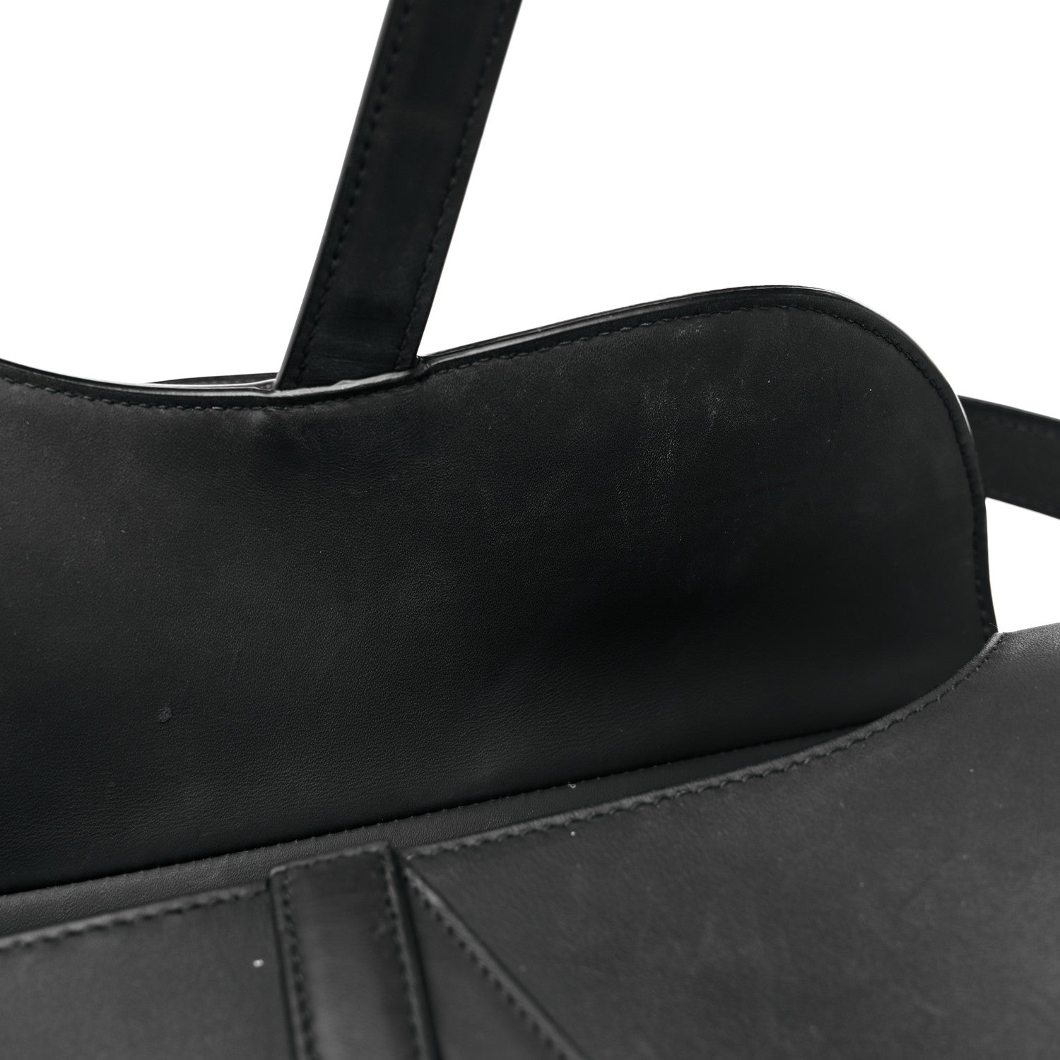 Christian Dior Ultra Matte Calfskin Saddle Bag Black 12 of 16