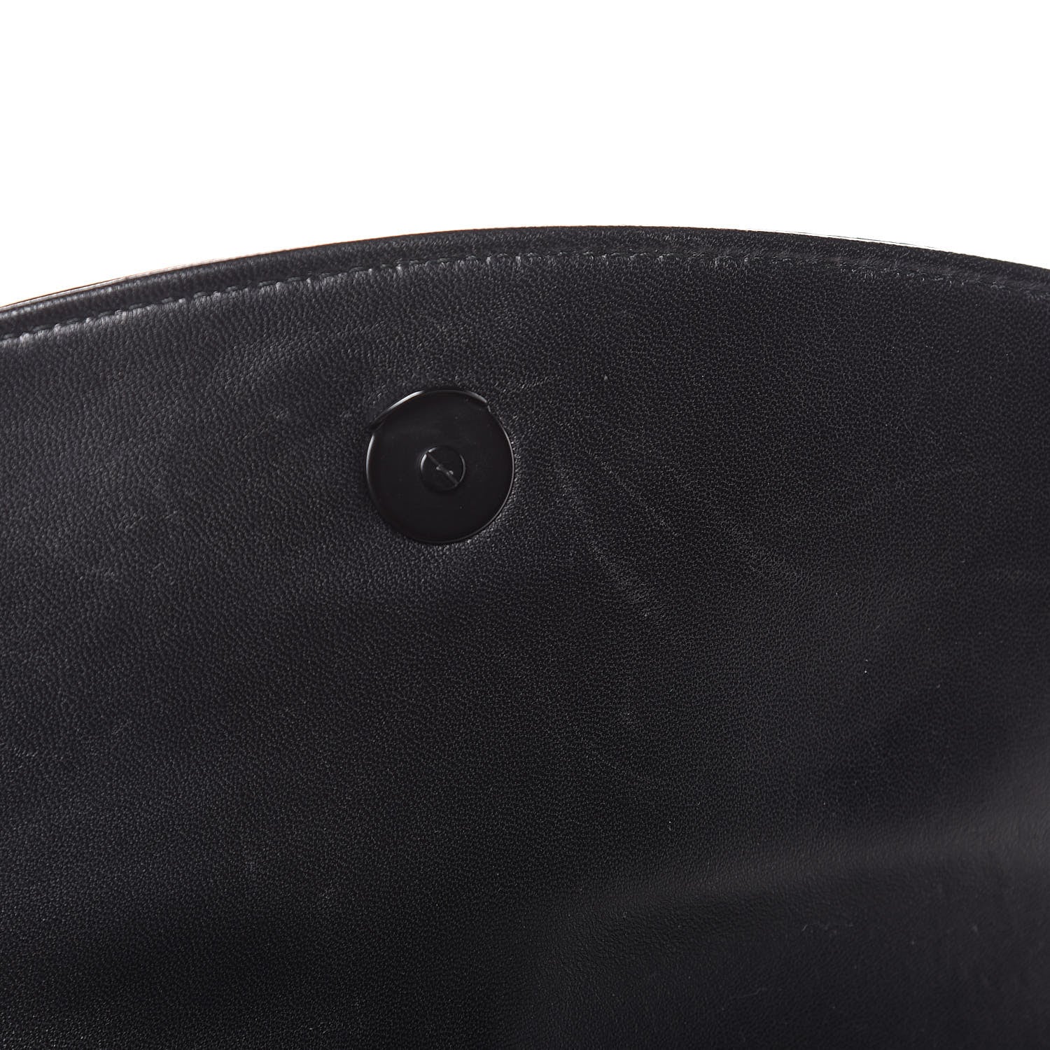 Balenciaga Shiny Goatksin Logo Embossed Monochrome M BB Round Shoulder Bag Black 13 of 14