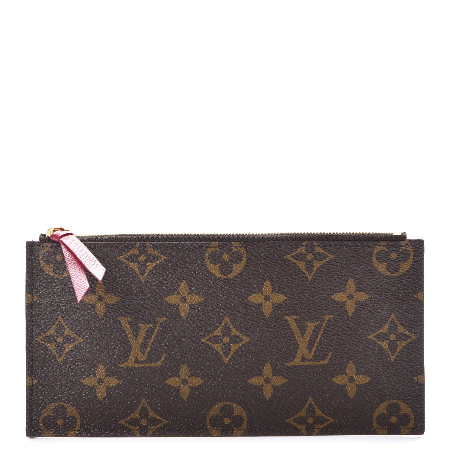 Louis Vuitton Monogram Felicie Chain Wallet Zippered Insert Fuchsia 1 of 6