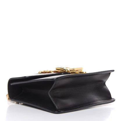 Gucci Calfskin Mini Sylvie Chain Shoulder Bag Black 4 of 11