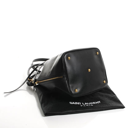 Saint Laurent Leather Seau Bucket Bag Medium Black 4 of 8