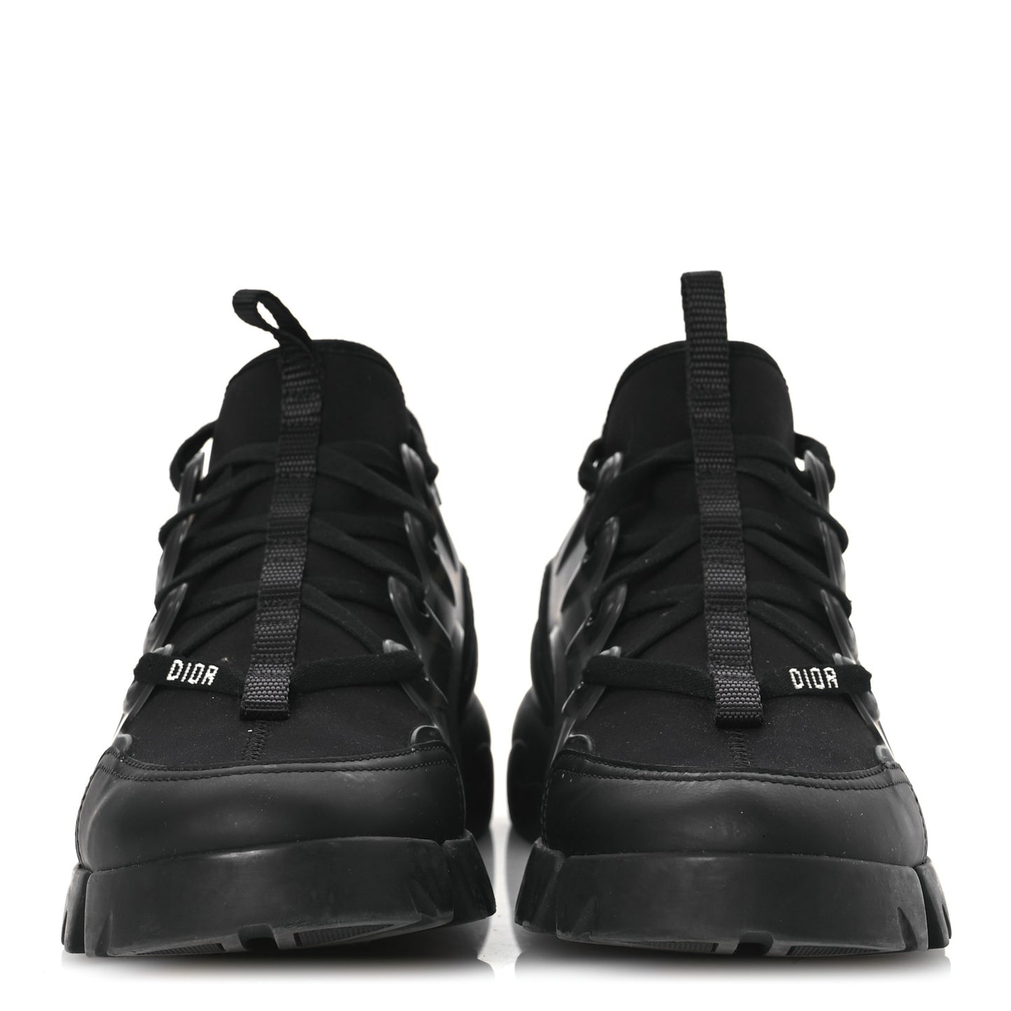 Neoprene Rubber Womens D-Connect Sneakers 37.5 Black