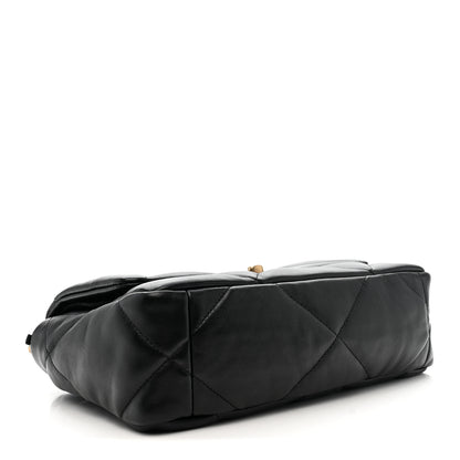 Chanel Lambskin Quilted Medium Chanel 19 Flap Black 4 of 10