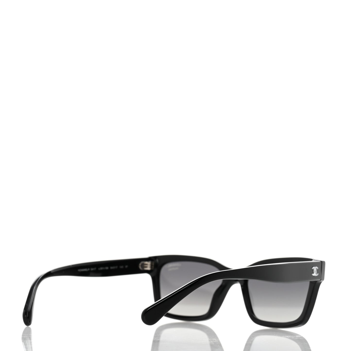 Acetate Polarized Square Sunglasses 5417 Black