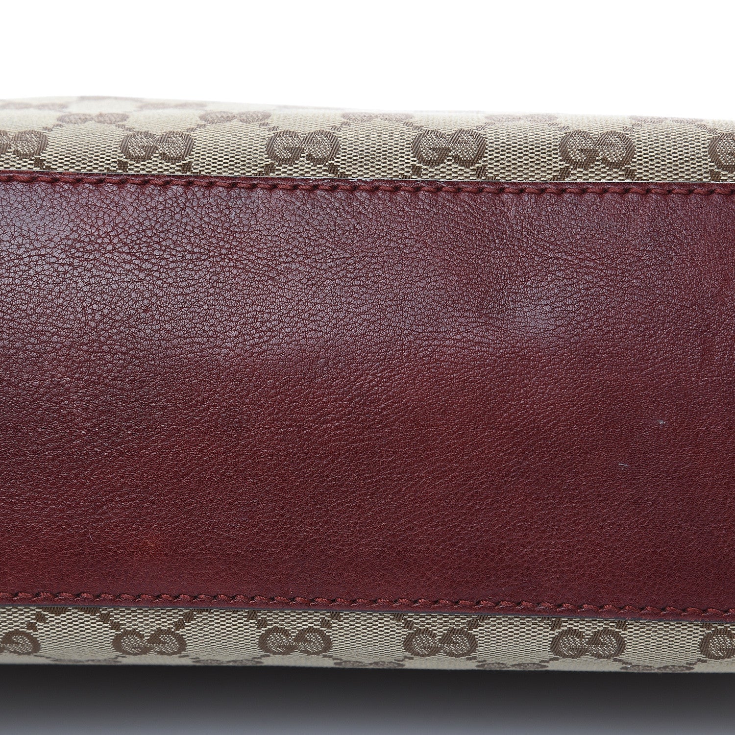 Gucci Monogram Medium Marrakech Hobo Red 9 of 11