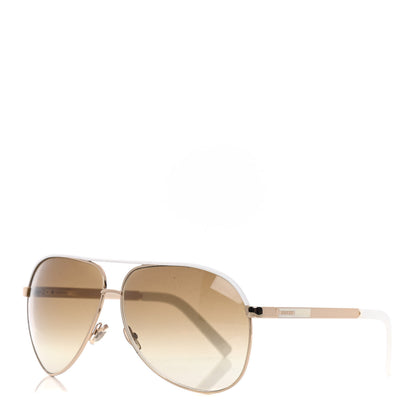 Gucci Aviator Sunglasses 1827/S White Gold 1 of 7
