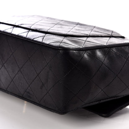 Chanel Lambskin Quilted Medium Single Flap Black 6 of 12