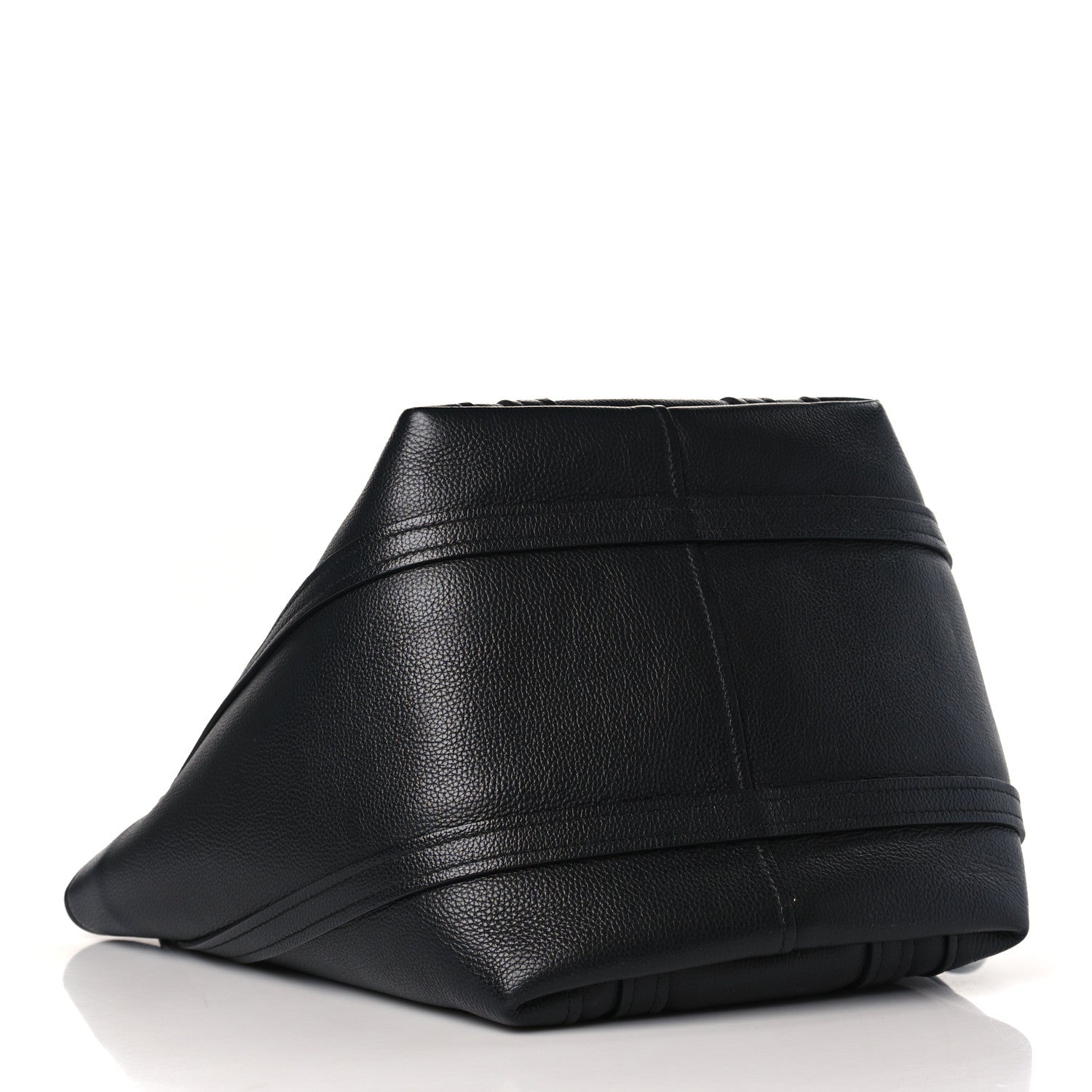 Balenciaga Grained Calfskin XL Everyday North South Shoulder Tote Bag Black 3 of 8