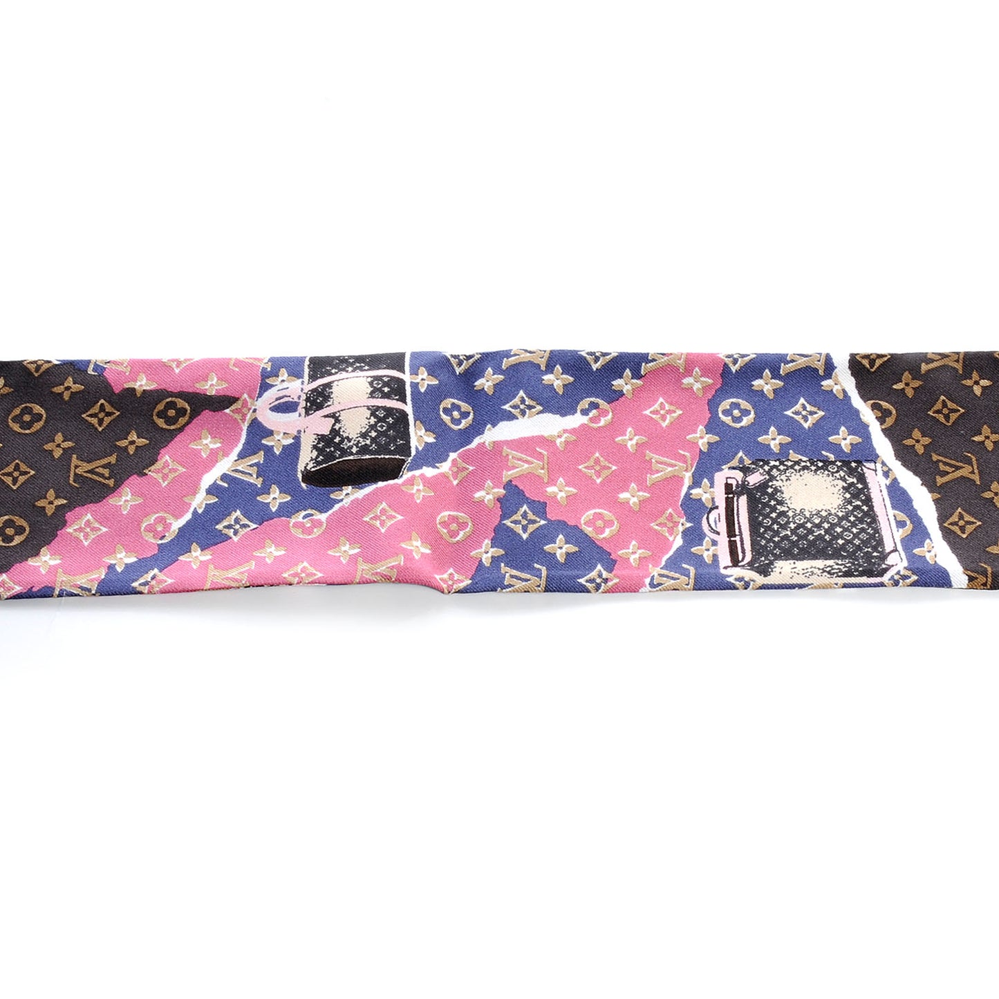 Silk Monogram Wallpaper Bandeau