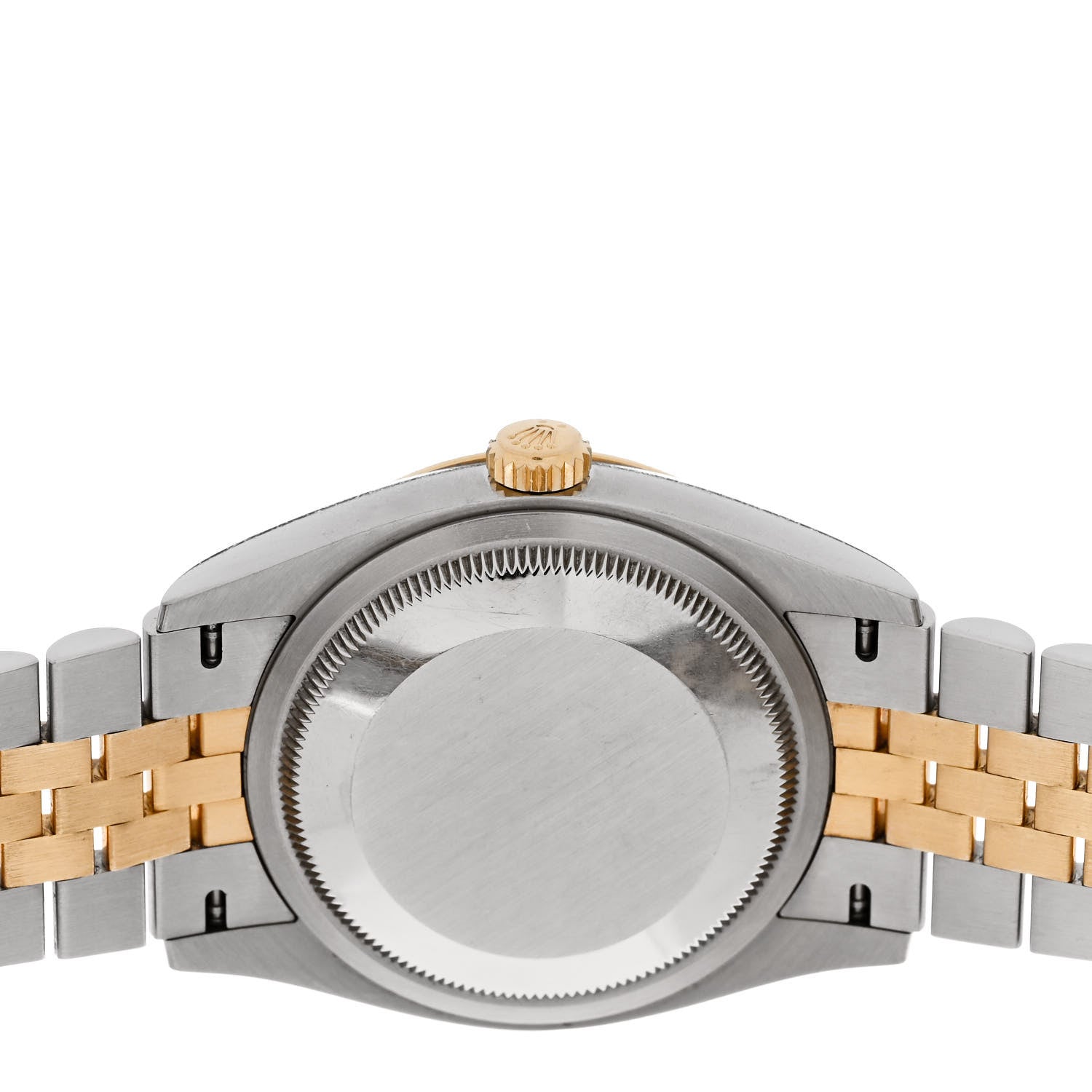 Rolex Stainless Steel 18K Yellow Gold Diamond 36mm Oyster Perpetual Datejust Watch Olive Green Roman 126233 4 of 5